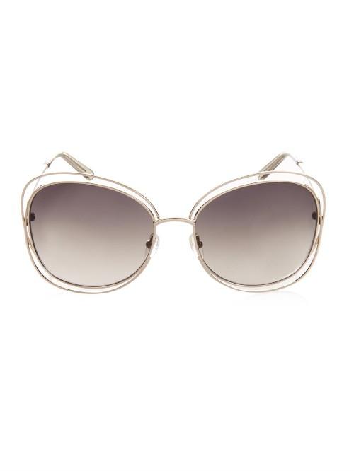 Chloé Carlina Square-framed Sunglasses