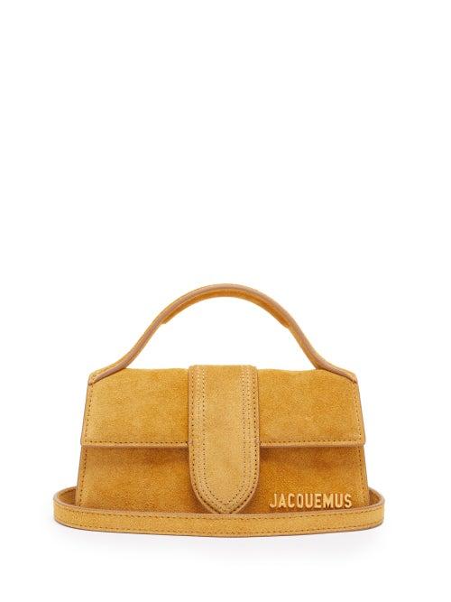 Matchesfashion.com Jacquemus - Bambino Suede Bag - Womens - Dark Yellow