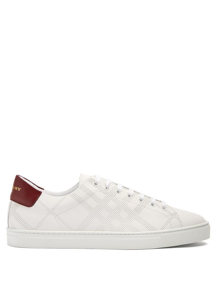 Burberry Albert Low-top Leather Trainers