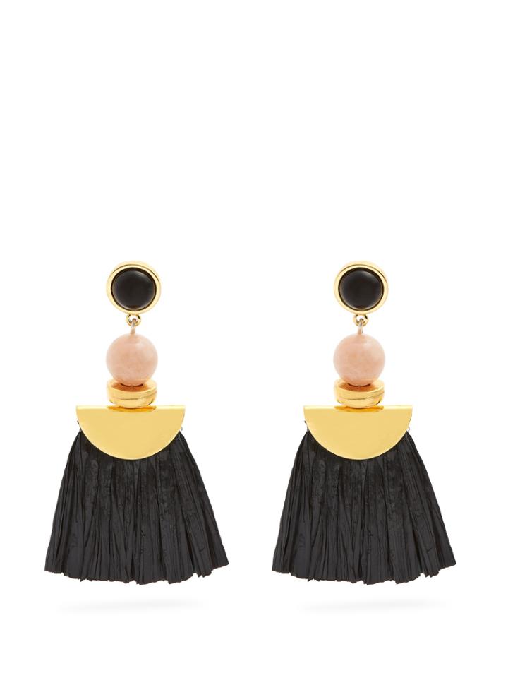 Lizzie Fortunato Hula Ii Fringe-drop Earrings