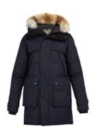 Matchesfashion.com Nobis - Yatesy Padded Twill Parka - Mens - Navy