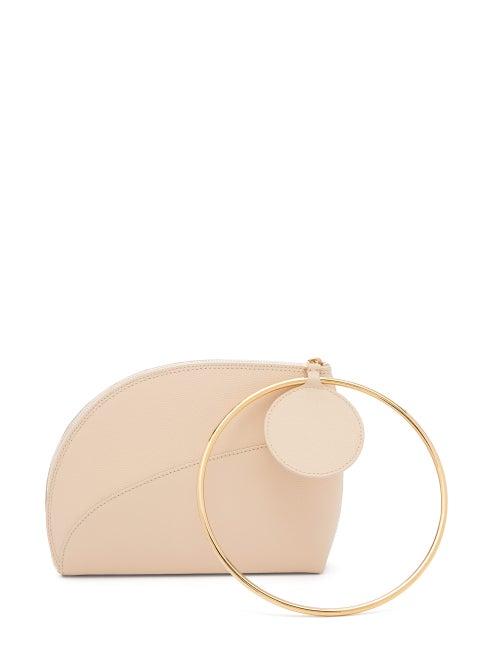 Matchesfashion.com Roksanda - Eartha Dot Leather Clutch - Womens - Cream