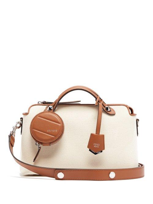 Matchesfashion.com Fendi - By The Way Canvas Shoulder Bag - Womens - Cream Multi