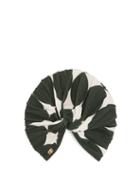 Matchesfashion.com Adriana Degreas - Spot Print Stretch Turban Hat - Womens - Green Multi