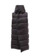 Rick Owens - Hooded Quilted Down Sleeveless Coat - Womens - Black