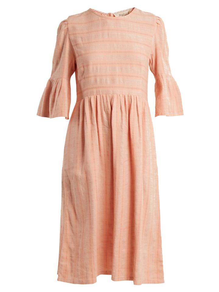 Ace & Jig Janis Puff-sleeved Striped Cotton Dress