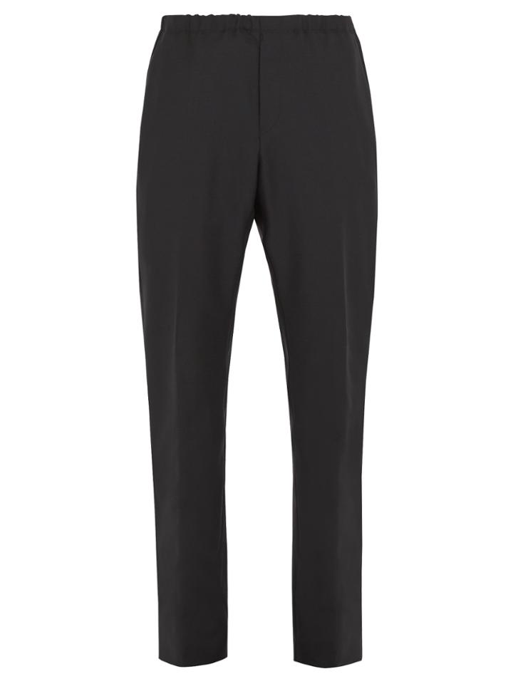 Acne Studios Ari Tapered-leg Wool-blend Trousers