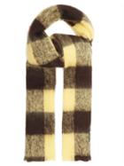 Matchesfashion.com Our Legacy - Blanket Check Scarf - Mens - Yellow