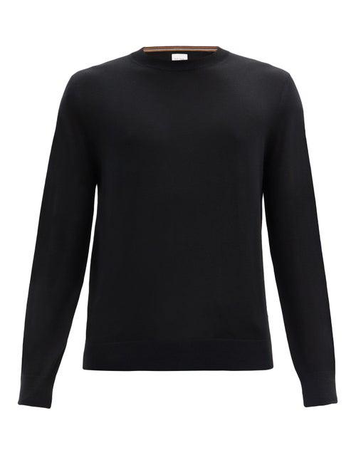 Matchesfashion.com Paul Smith - Crew-neck Merino-wool Sweater - Mens - Black