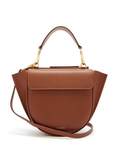 Matchesfashion.com Wandler - Hortensia Mini Leather Cross Body Bag - Womens - Tan