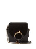 Matchesfashion.com See By Chlo - Joan Square Leather Cross Body Bag - Womens - Black