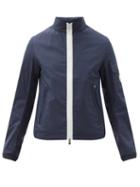 Matchesfashion.com Moncler - Brize Zipped Cotton-ripstop Jacket - Mens - Dark Navy