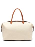 Matchesfashion.com Mtier - Perriand Large Linen-canvas Weekend Bag - Womens - Beige Multi