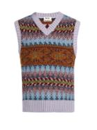 Acne Studios Fair Isle-knit Sleeveless Sweater