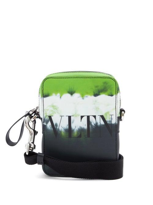 Matchesfashion.com Valentino Garavani - Jelly Block Tie-dye Leather Crossbody Bag - Mens - Multi