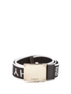 Matchesfashion.com Givenchy - Logo Jacquard Belt - Mens - Black White