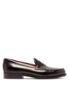 Matchesfashion.com Junya Watanabe - X Heinrich Dinkelacker Leather Penny Loafers - Mens - Black