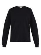 Matchesfashion.com Bottega Veneta - Lightweight Cotton Long Sleeved T Shirt - Mens - Black