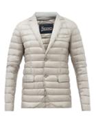Herno - Quilted-shell Down Jacket - Mens - Grey