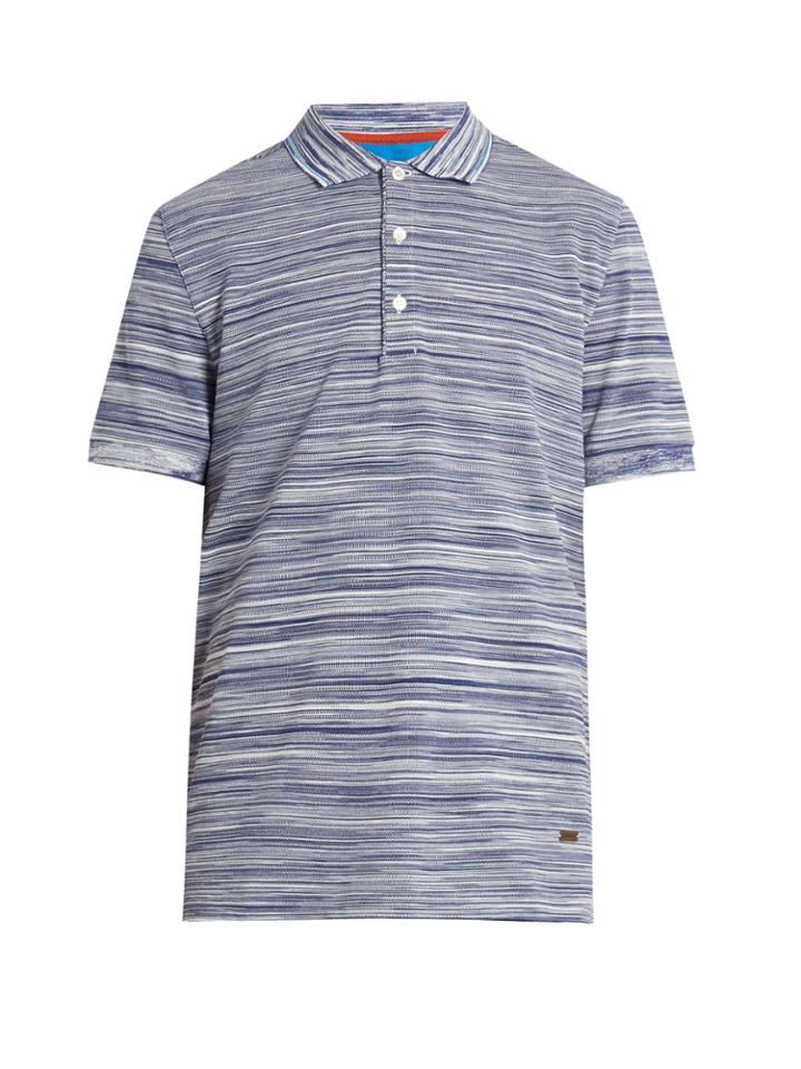 Missoni Striped Cotton Polo Shirt
