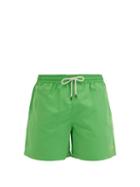 Matchesfashion.com Polo Ralph Lauren - Traveler Logo-embroidered Swimshorts - Mens - Green