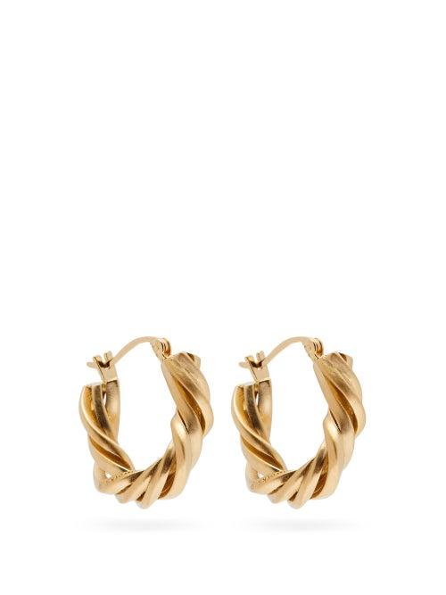 Matchesfashion.com Completedworks - Deep State 14kt Gold-vermeil Hoop Earrings - Womens - Yellow Gold