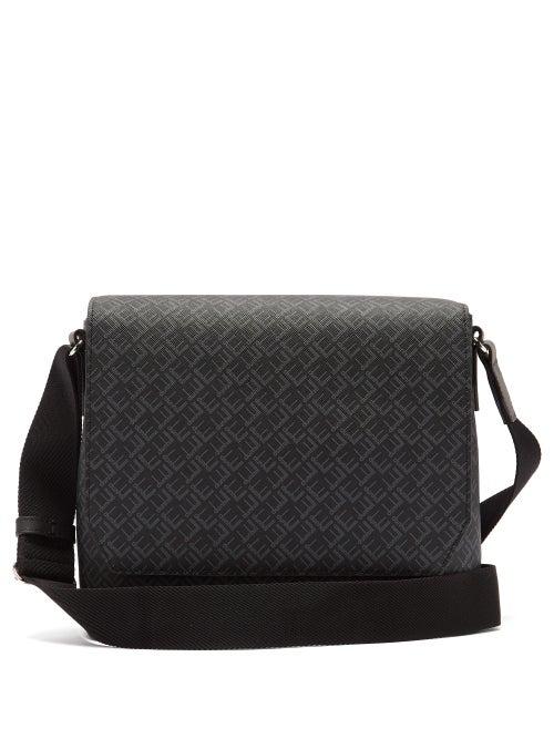 Matchesfashion.com Dunhill - Signature Small Logo-print Canvas Bag - Mens - Black