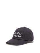 Matchesfashion.com Holiday Boileau - Logo Embroidered Cotton Cap - Mens - Navy