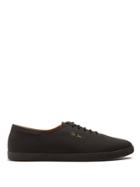 The Row Dean Logo-embroidered Low-top Canvas Trainers