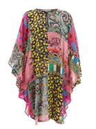 Matchesfashion.com Etro - Floral Print Silk Kaftan - Womens - Pink