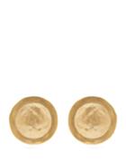 Matchesfashion.com Loewe - Shield Hammered Earrings - Womens - Gold