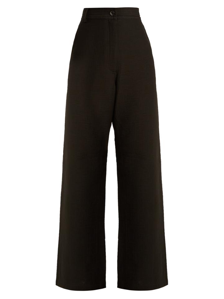 Rachel Comey Bishop Wide-leg Cotton-blend Trousers
