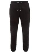 Matchesfashion.com Balmain - Cotton Jersey Track Pants - Mens - Black