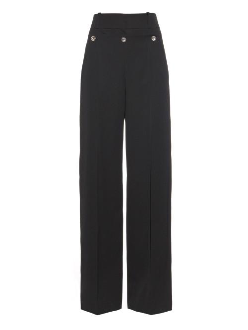 Balenciaga Sailor Wide-leg Wool Trousers