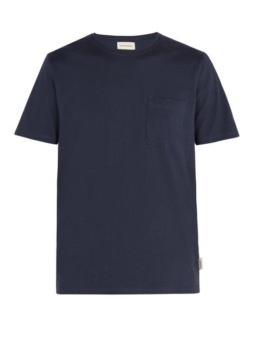 Matchesfashion.com Oliver Spencer - Ollie Cotton Jersey T Shirt - Mens - Navy
