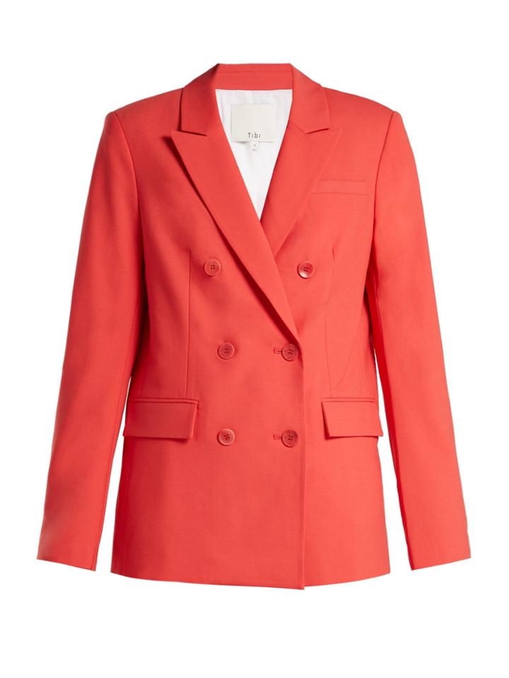Tibi Steward Double-breasted Blazer