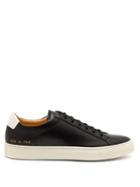 Matchesfashion.com Common Projects - Retro Achilles Low Top Leather Trainers - Mens - White Black
