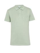 Matchesfashion.com Sunspel - Riviera Cotton Piqu Polo Shirt - Mens - Light Green