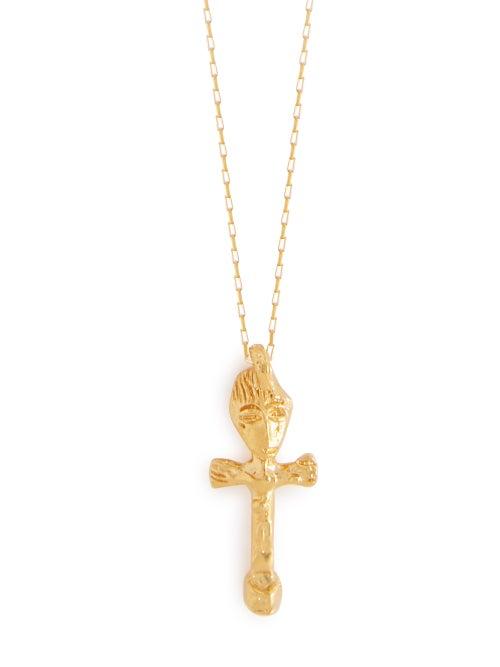 Matchesfashion.com Alighieri - The Wandering Totem 24kt Gold Plated Necklace - Womens - Gold