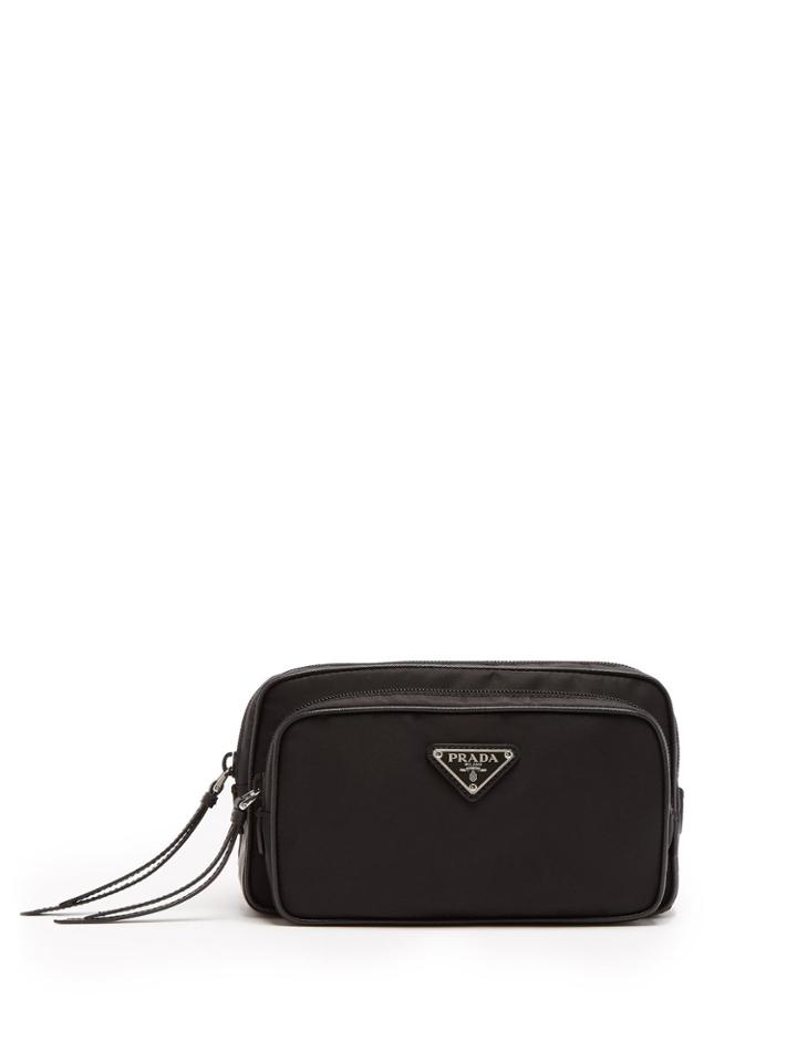 Prada Square Nylon Belt Bag