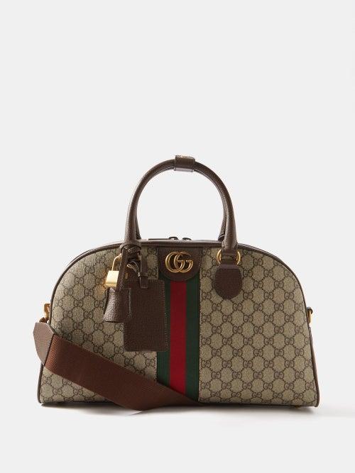 Gucci - Savoy Medium Gg Supreme-canvas Holdall - Womens - Beige