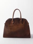 The Row - Margaux 15 Suede Bag - Womens - Brown