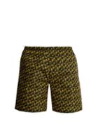 Matchesfashion.com Prada - Banana Print Swim Shorts - Mens - Black Multi