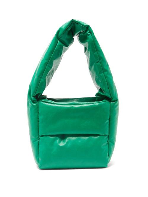 Matchesfashion.com Kassl Editions - Monk Small Coated-canvas Bag - Womens - Green