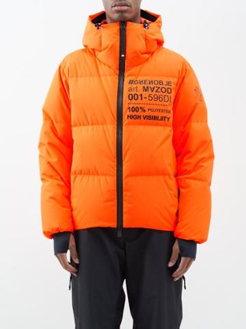 Moncler Grenoble - Mazod Hooded Down Jacket - Mens - Orange