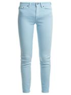 Matchesfashion.com Acne Studios - Climb Mid Rise Skinny Leg Jeans - Womens - Light Blue