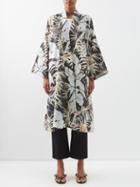 Rianna + Nina - Tropical-print Cotton-canvas Coat - Womens - Multi