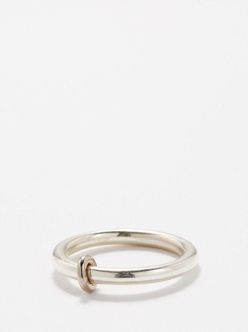 Spinelli Kilcollin - Adonis Sterling Silver & 18kt Gold Ring - Mens - Silver