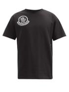 Matchesfashion.com 2 Moncler 1952 - Logo-print Cotton-jersey T-shirt - Mens - Black