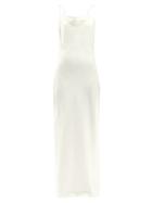 Matchesfashion.com La Collection - Christelle Silk-satin Maxi Dress - Womens - Ivory
